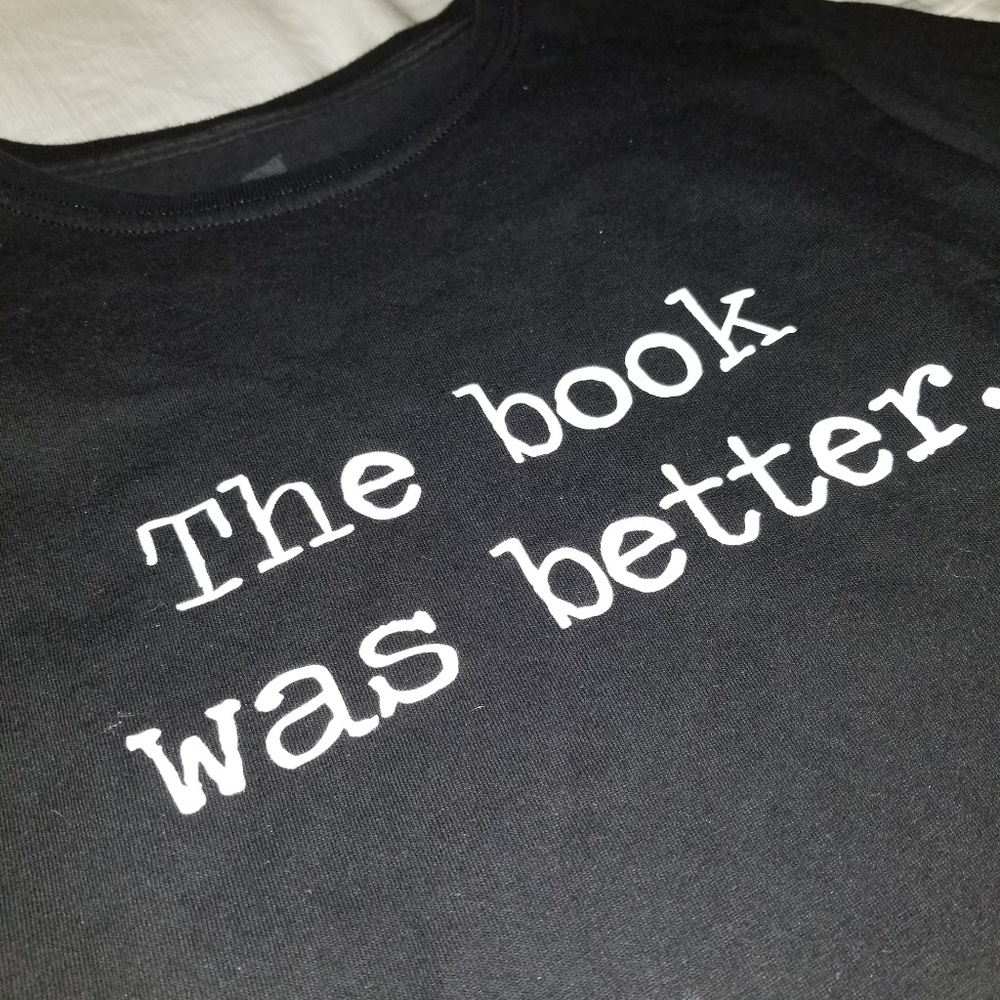 book worm graphic tee